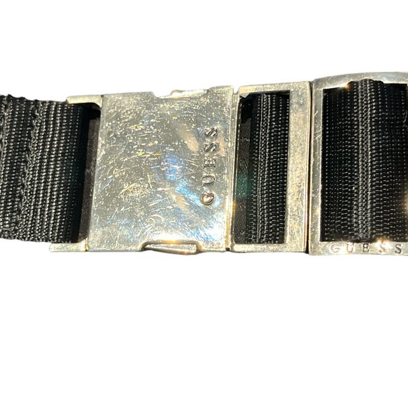 GUESS Belt Bag Y2K Magnetic Closure 2 Zippered Pockets Fits up to 27" Waist - Picture 12 of 13